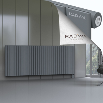 Arno Radiateur En Aluminium 1000x2512 Anthracite Bas à droite 50mm