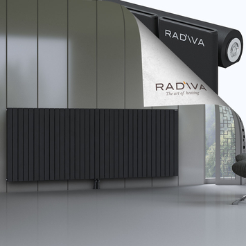 Arno Radiateur En Aluminium 1000x2586 Noir Bas Milieu 50mm