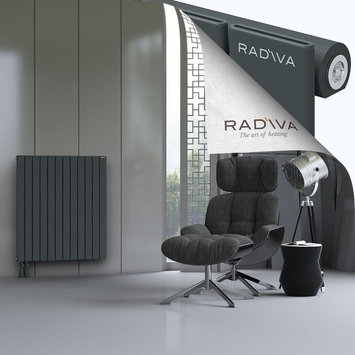 Arno Radiateur En Aluminium 1000x884 Anthracite Foncé Bas à gauche 50mm