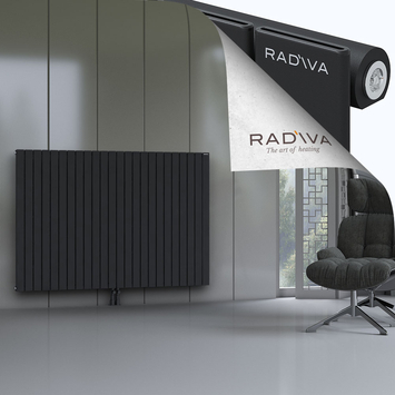 Arno Radiateur En Aluminium 1200x1772 Noir Bas Milieu 50mm