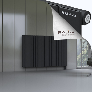 Arno Radiateur En Aluminium 1200x1846 Noir Bas à droite 50mm