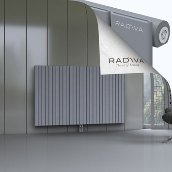 Arno Radiateur En Aluminium 1200x1994 Gris Bas Milieu 50mm