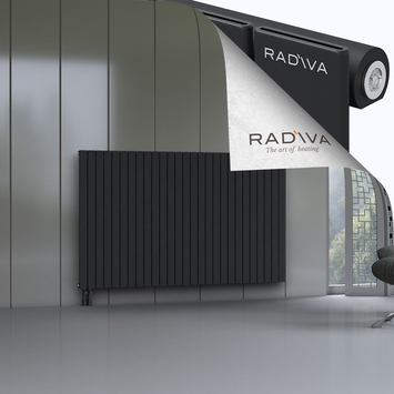 Arno Radiateur En Aluminium 1200x1994 Noir Bas à gauche 50mm
