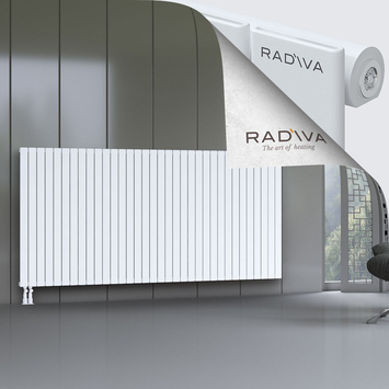 Arno Radiateur En Aluminium 1200x2512 Blanc Bas à gauche 50mm