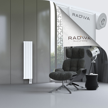 Arno Radiateur En Aluminium 1200x292 Blanc Bas à droite 50mm