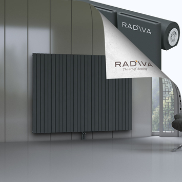 Arno Radiateur En Aluminium 1500x2068 Anthracite Foncé Bas Milieu 50mm