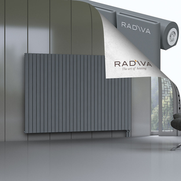 Arno Radiateur En Aluminium 1500x2216 Anthracite Bas à droite 50mm