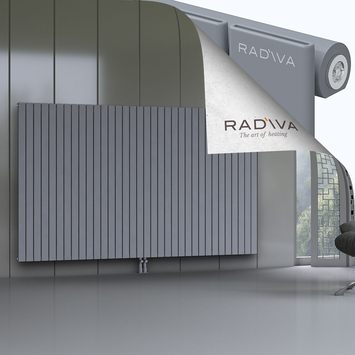 Arno Radiateur En Aluminium 1500x2512 Gris Bas Milieu 50mm