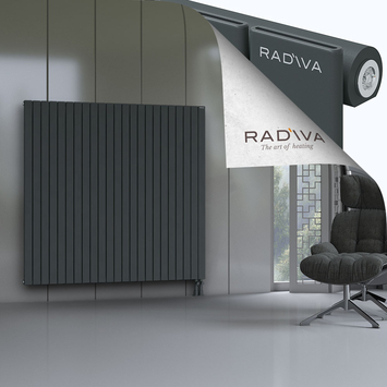 Arno Radiateur En Aluminium 1600x1698 Anthracite Foncé Bas à droite 50mm