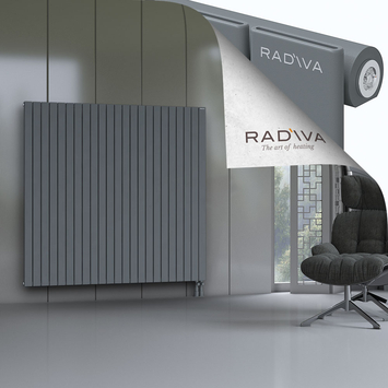 Arno Radiateur En Aluminium 1600x1698 Anthracite Bas à droite 50mm
