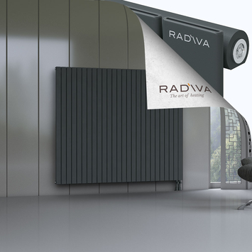 Arno Radiateur En Aluminium 1600x1920 Anthracite Foncé Bas à droite 50mm