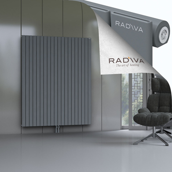 Arno Radiateur En Aluminium 1800x1476 Anthracite Bas Milieu 50mm