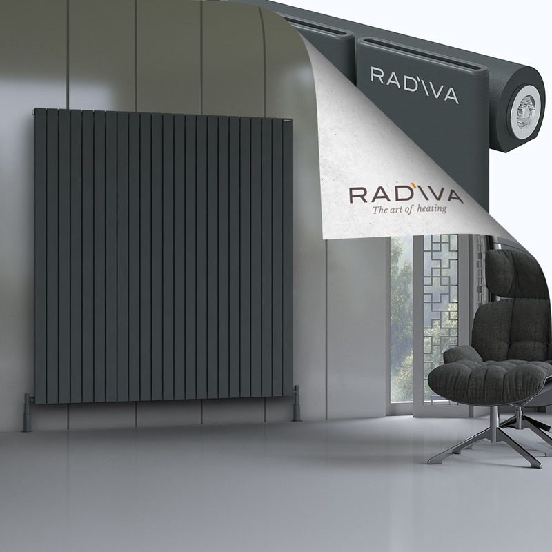 Arno Radiateur En Aluminium 1800x1698 Anthracite Foncé 