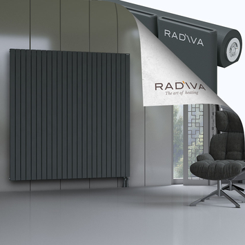 Arno Radiateur En Aluminium 1800x1772 Anthracite Foncé Bas à droite 50mm