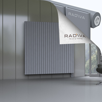 Arno Radiateur En Aluminium 1800x1846 Gris Bas à droite 50mm