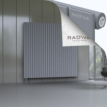 Arno Radiateur En Aluminium 1800x1920 Gris Bas à gauche 50mm