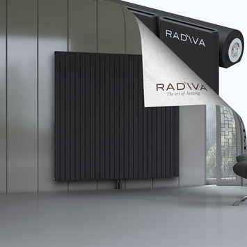 Arno Radiateur En Aluminium 1800x1920 Noir Bas Milieu 50mm