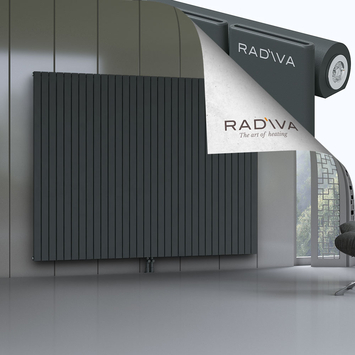 Arno Radiateur En Aluminium 1800x2364 Anthracite Foncé Bas Milieu 50mm