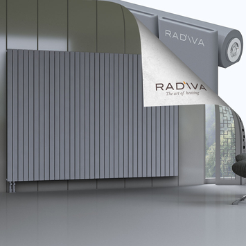 Arno Radiateur En Aluminium 1800x2586 Gris Bas à gauche 50mm