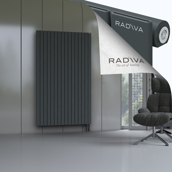 Arno Radiateur En Aluminium 1900x1180 Anthracite Foncé Bas à droite 50mm