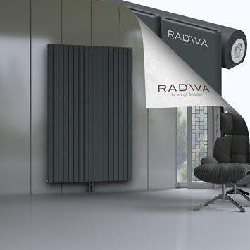 Arno Radiateur En Aluminium 1900x1254 Anthracite Foncé Bas Milieu 50mm