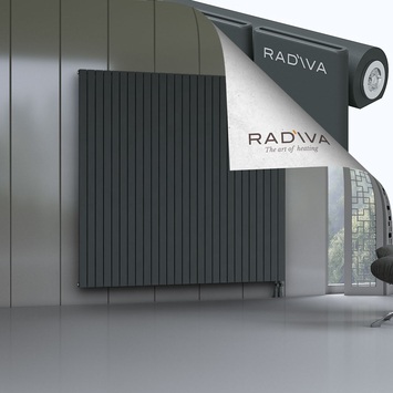 Arno Radiateur En Aluminium 1900x1994 Anthracite Foncé Bas à droite 50mm