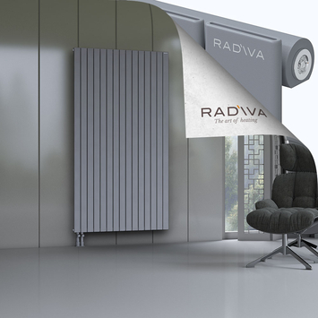 Arno Radiateur En Aluminium 2000x1106 Gris Bas à gauche 50mm