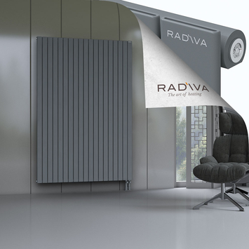 Arno Radiateur En Aluminium 2000x1402 Anthracite Bas à droite 50mm