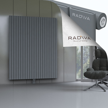 Arno Radiateur En Aluminium 2000x1624 Anthracite Bas Milieu 50mm