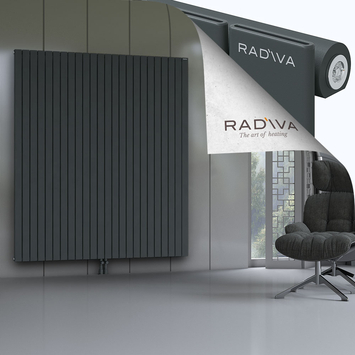 Arno Radiateur En Aluminium 2000x1772 Anthracite Foncé Bas Milieu 50mm