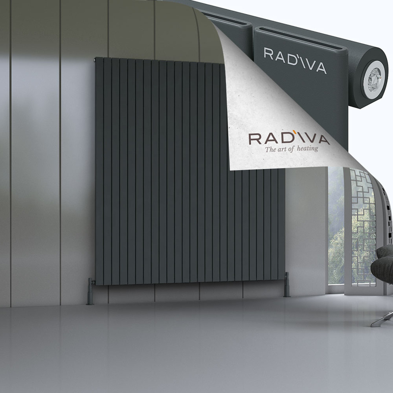 Arno Radiateur En Aluminium 2000x1846 Anthracite Foncé 