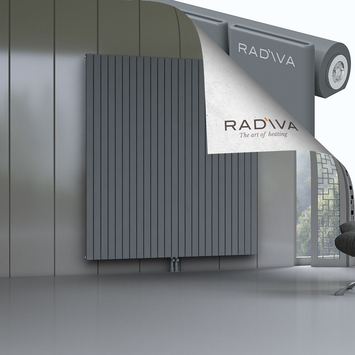 Arno Radiateur En Aluminium 2000x1846 Anthracite Bas Milieu 50mm