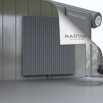 Arno Radiateur En Aluminium 2000x1920 Anthracite Bas Milieu 50mm