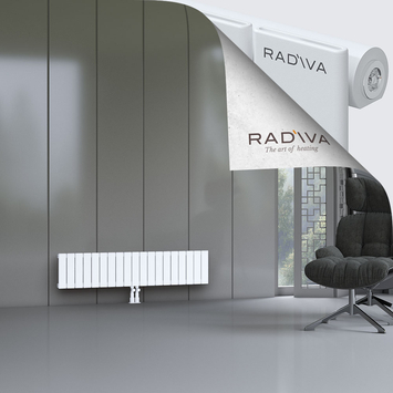 Arno Radiateur En Aluminium 300x1402 Blanc Bas Milieu 50mm