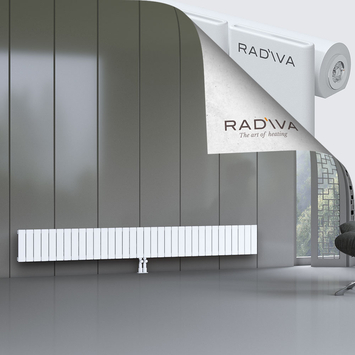 Arno Radiateur En Aluminium 300x2512 Blanc Bas Milieu 50mm