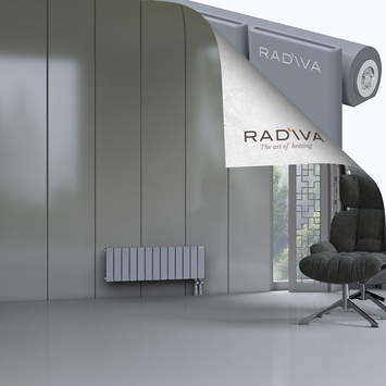 Arno Radiateur En Aluminium 300x958 Gris Bas à droite 50mm