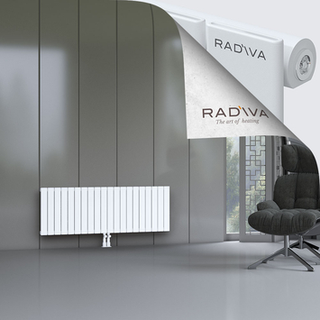 Arno Radiateur En Aluminium 500x1476 Blanc Bas Milieu 50mm