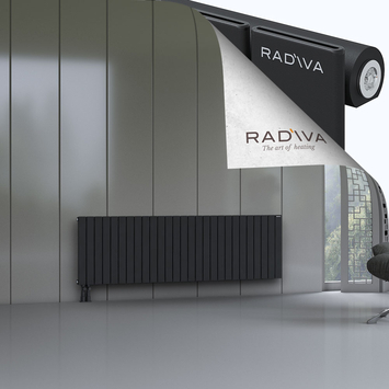 Arno Radiateur En Aluminium 600x1994 Noir Bas à gauche 50mm
