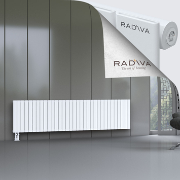 Arno Radiateur En Aluminium 600x2438 Blanc Bas à gauche 50mm