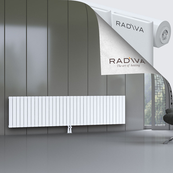 Arno Radiateur En Aluminium 600x2512 Blanc Bas Milieu 50mm