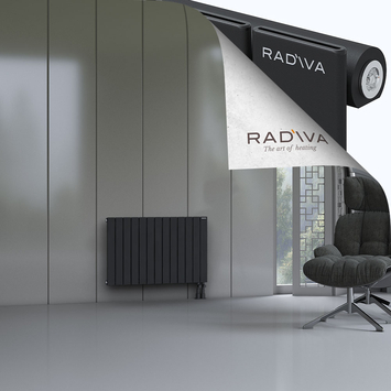 Arno Radiateur En Aluminium 600x958 Noir Bas à droite 50mm