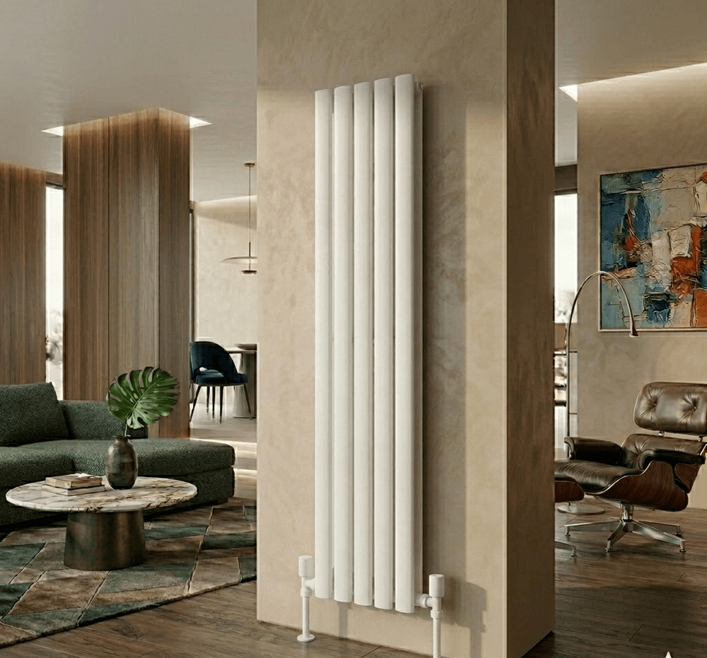 Aura Çelik Dekoratif Radyatör 1800x380 Beyaz - 1