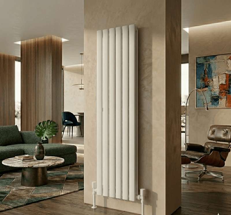 Aura Çelik Dekoratif Radyatör 1800x456 Beyaz