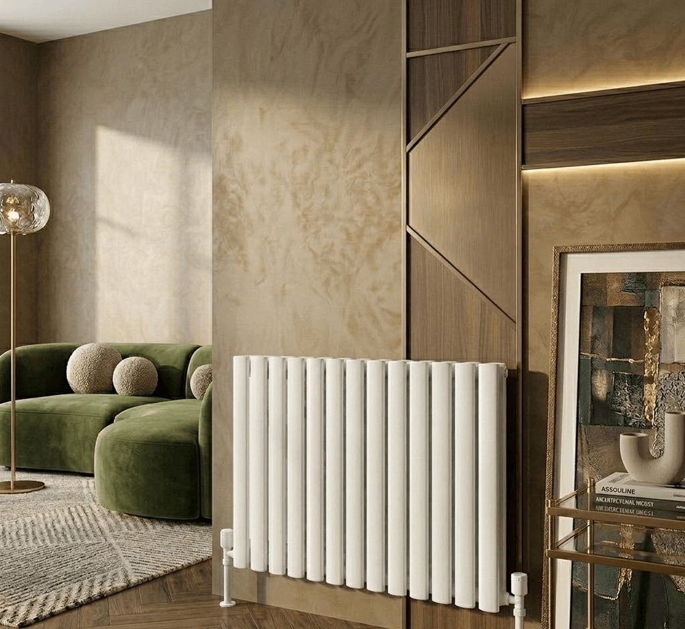 Aura Çelik Dekoratif Radyatör 600x988 Beyaz - 1