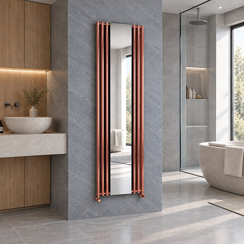 Bahama Dekoratif Radyatör 540x1760 Bakır 