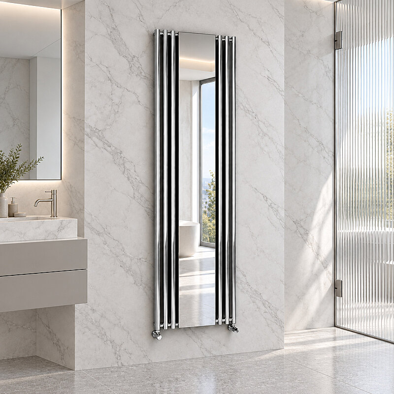 Bahama Dekoratif Radyatör 540x1760 Krom 