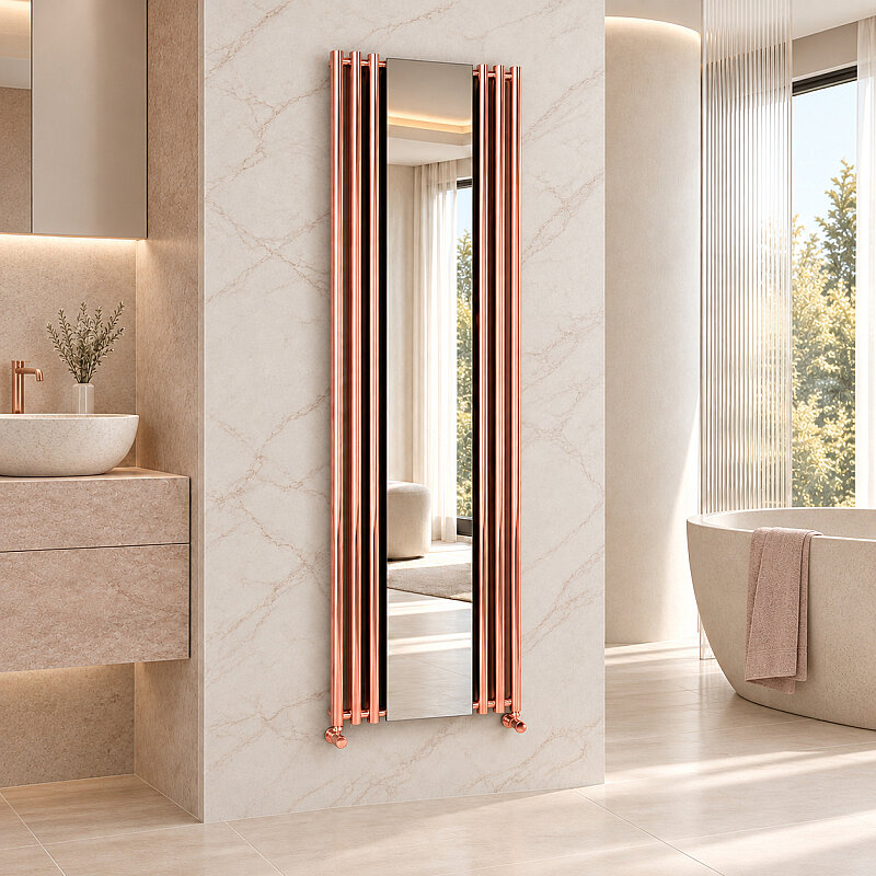 Bahama Dekoratif Radyatör 540x1760 Rose Gold 