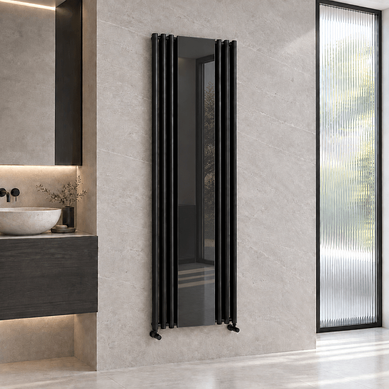 Bahama Radiateur Décoratif 540x1760 Noir mat