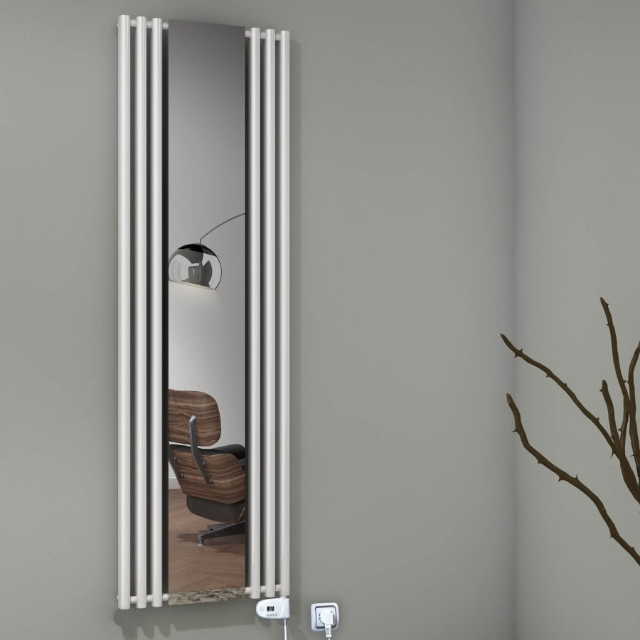 Bahama Sèche Serviettes Electrique 540x1760 Blanc (Thermostat Thesis) 900 W - 1