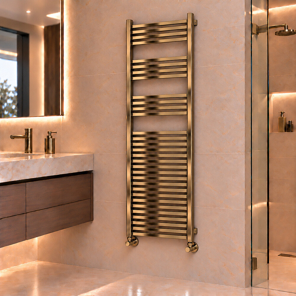 Barbados Decorative Towel Rail 500x1600 Antique - 1